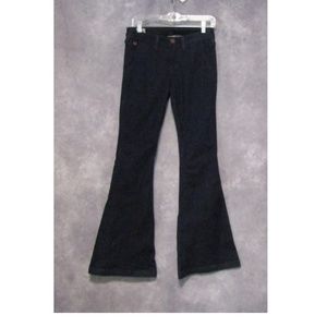 True Religion Stretch Dark Wash Flare Jeans Sz 28